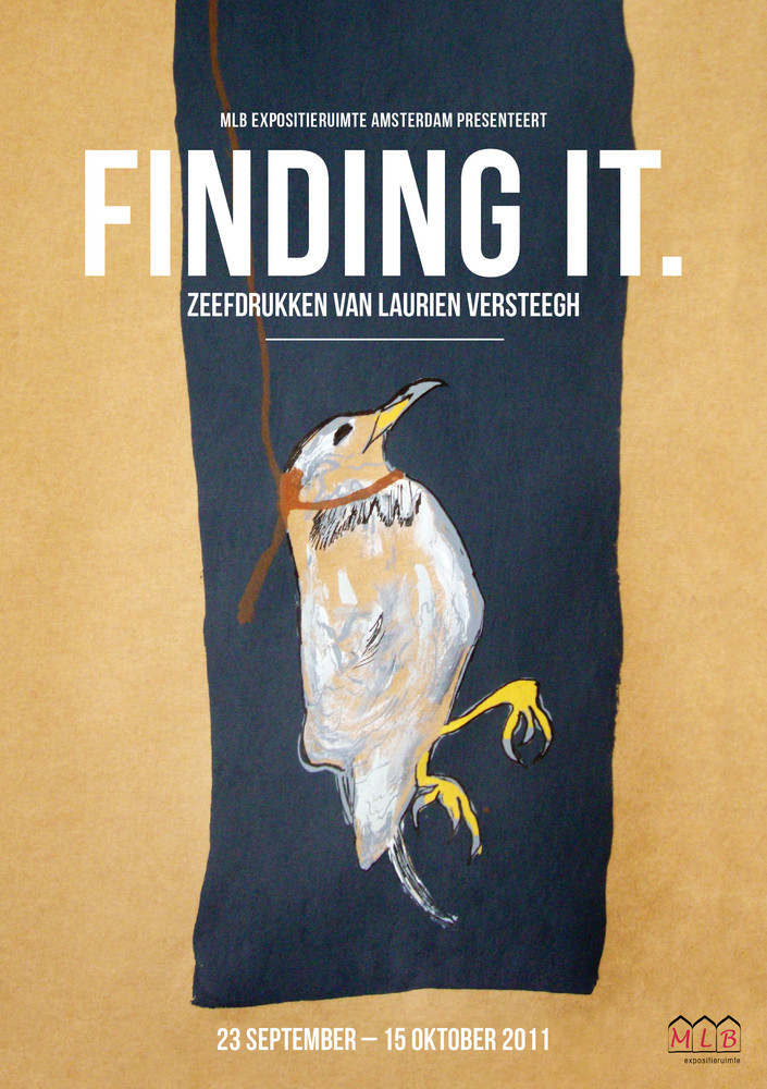 Random work from Laurien Versteegh | Expositions | Finding it! (front flyer) expostition 2011