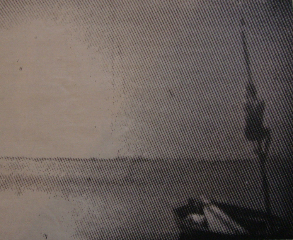 Random work from Laurien Versteegh | Sailing - silkscreen print | Man climbing mast