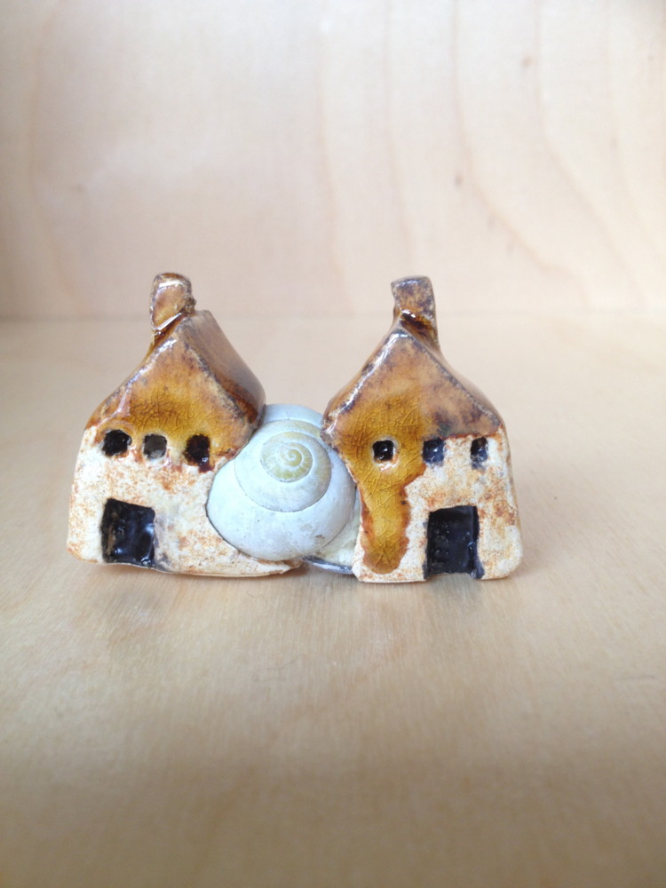 Random work from Laurien Versteegh | New houses - ceramic | Twin houses