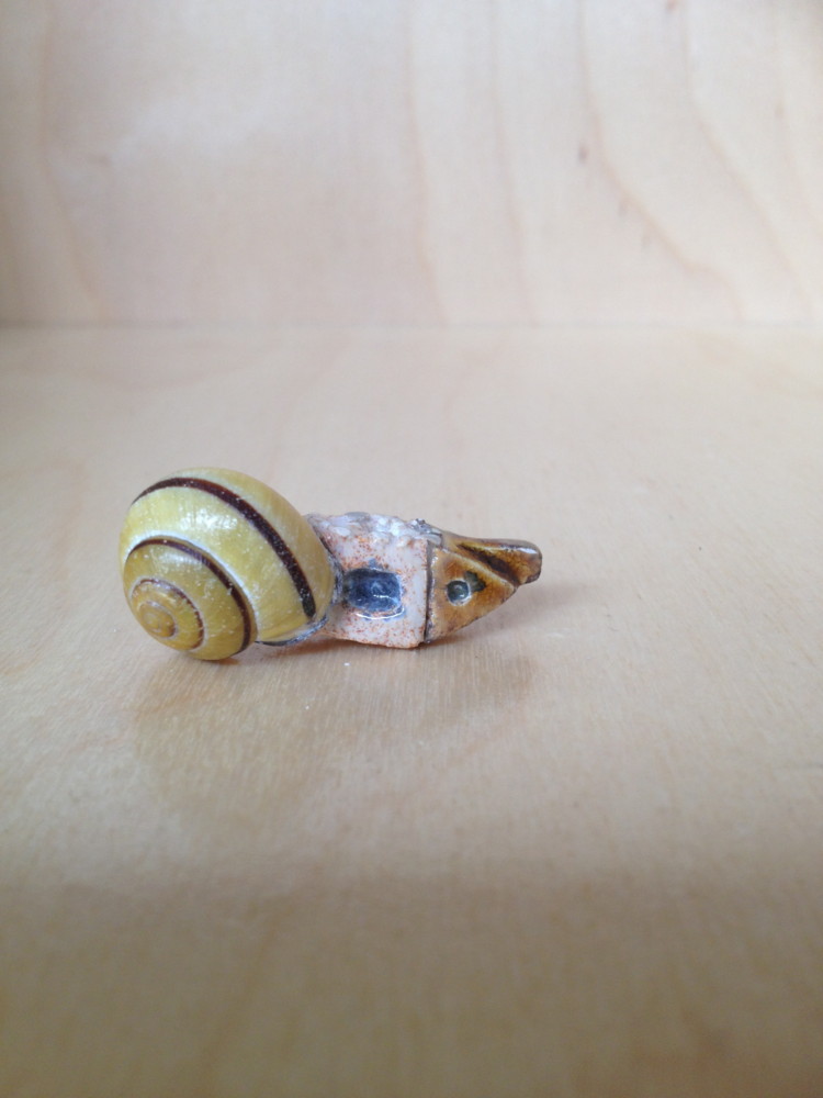 Random work from Laurien Versteegh | New houses - ceramic | Snail house, small