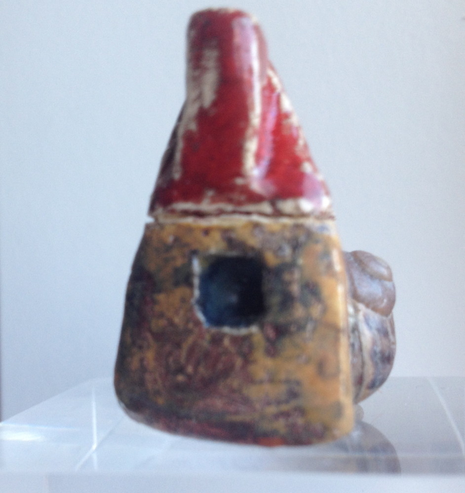 Random work from Laurien Versteegh | New houses - ceramic | Brown house red roof