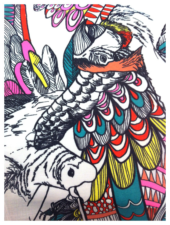 Random work from DEARHUNTER  | PRINTS EXTRAORDINAIRE | Print Bird Scarf