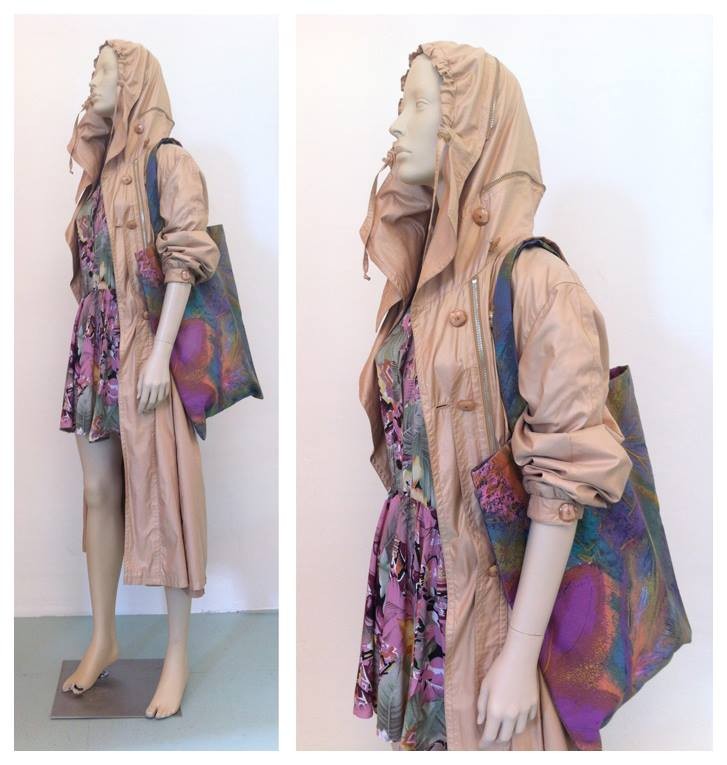 Random work from DEARHUNTER  | DRESS UP DOLLS | Hooded Trenchcoat - Flower Minidress - Cotton Tote